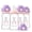 Purple, variant on YOHKOH New Born Baby Glass Feeder Bottles,6oz Baby Bottle Glass Red,2pk