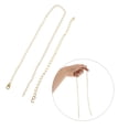 thumbnail image 1 of OUNONA 4Pcs Grandfather Clock Chain Metal For Hanging Clock Repair Part Golden Vintage Style, 1 of 8