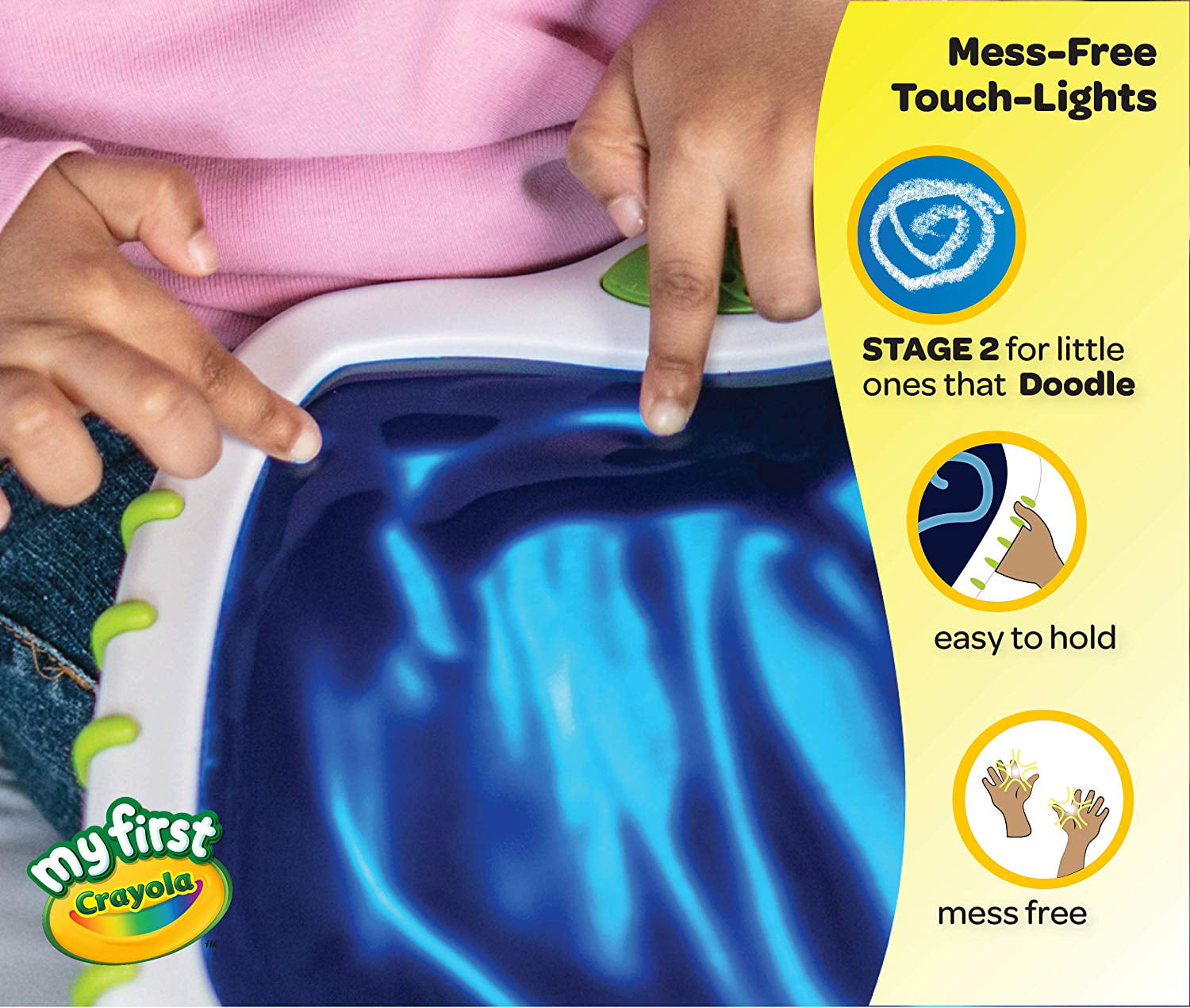 Toddler Toy Gift Musical Doodle Board My First Crayola Touch Lights 