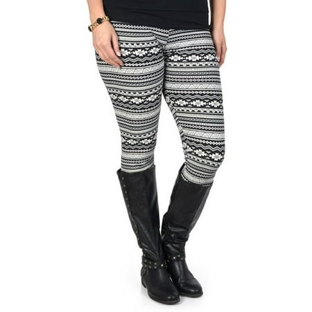 Juniors Contemporary Plus Mixed Paisley Print Leggings