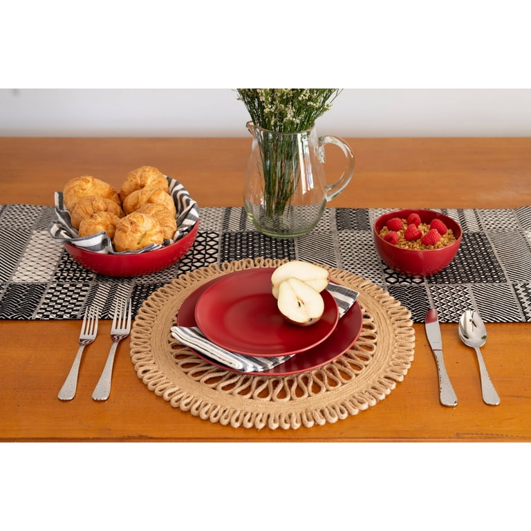 10 Strawberry Street Wazee Matte Red Stoneware 9 Inch 48 oz