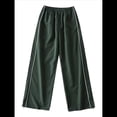 thumbnail image 3 of Pantalones de Paracaídas para Mujer, Pantalones Holgados de Pierna , Pantalones Deportivos con Cintura Elástica Y2K, Pantalones Deportivos, Ropa de Calle Verde S, 3 of 10