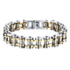 thumbnail image 1 of WORGEOUS Titanio Acero Biker Pulsera para hombre Cadena de eslabones Motocicleta Bicicleta Pulseras de cadena Joyería, 1 of 3