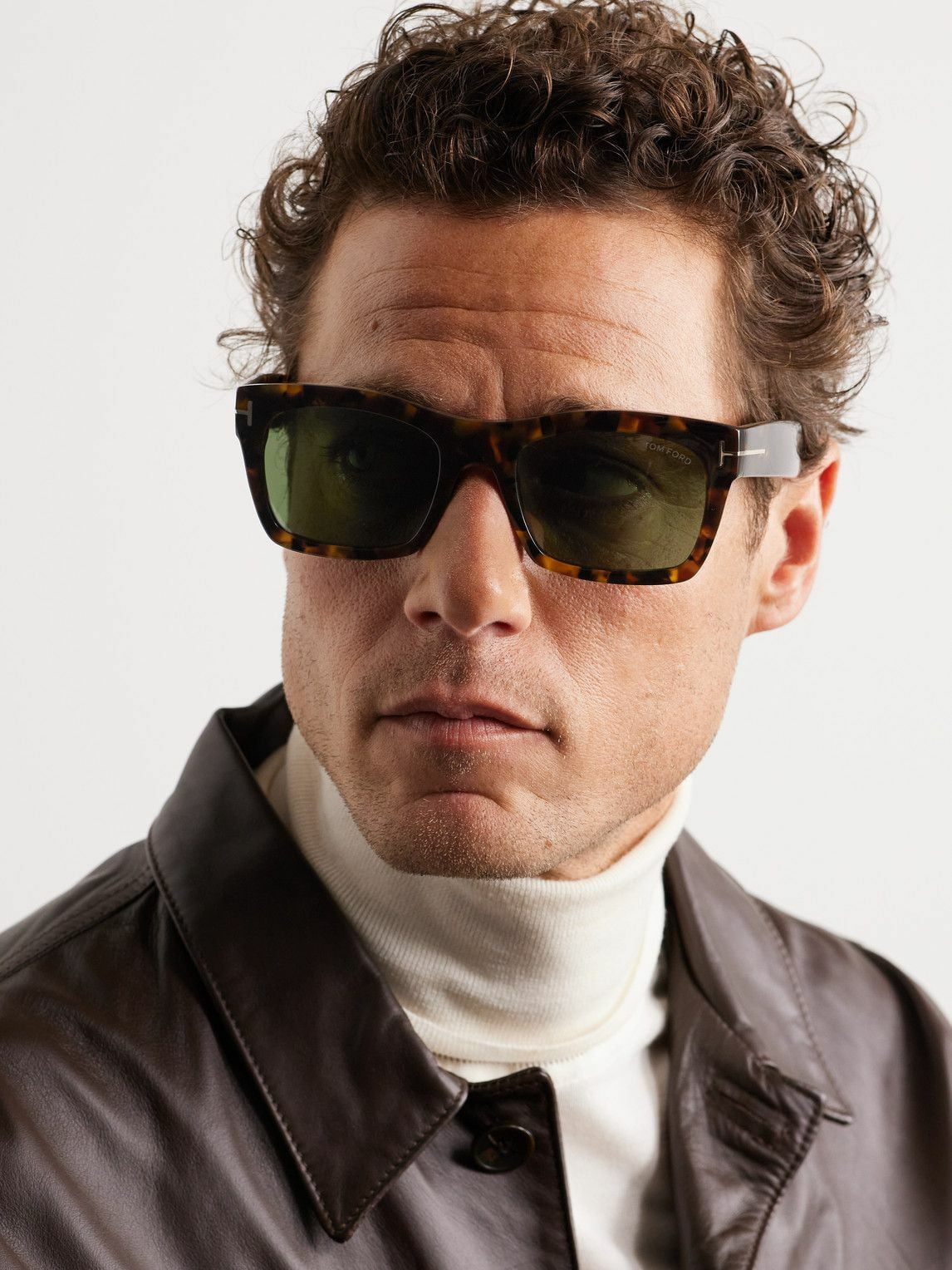 Tom Ford Nico Green Square Men's Sunglasses FT1062 52N 56 Tom Ford Nico Green Square Men's Sunglasses FT1062 52N 56