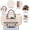 thumbnail image 4 of Juego de 4 bolsas de viaje convertibles para ropa TIBES, impermeables, 4 of 8