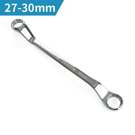 

Ruibeauty Offset Box End Wrench Spanners Carbon Steel Metric 45-Degree Long Double Ring