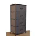 thumbnail image 1 of Nola Home Dresser Organizer, Fabric Drawer Storage Tower, 4-Drawers, 1 of 5