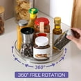 thumbnail image 4 of Gimgong Plastic Non-Slip 9.5 Inch Cabinet Lazy Susan for Kitchen, 4 of 10