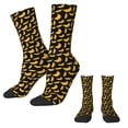 thumbnail image 2 of Banana Print Stockings Funny Fruit Custom Funny Socks Autumn Anti-Slip Socks Women Men Run, 2 of 7