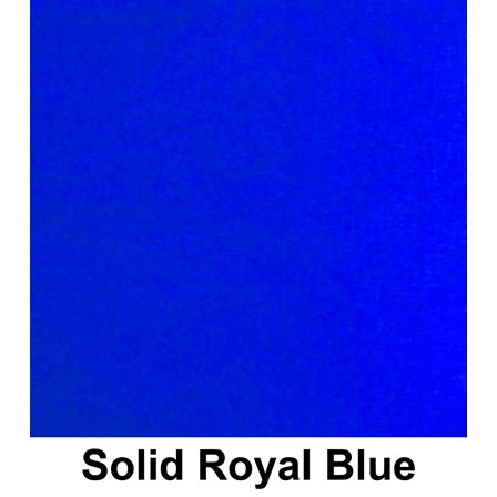 Solid Royal Blue Print Cotton Bandana (22 inches x 22 inches)