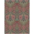 thumbnail image 6 of William Morris Tablecloth,Retro Red Floral Table Cloth Wipeable Polyester Fabric Vintage Flower Washable Table Cover for Kitchen Dinning Decorations,Rectangle 60X120, 6 of 6