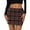 Wine, variant on HOWPAY Plaid Skirts for Women High Elastic Wasit Lightweight Bodycon Mini Pencil Dress Button down Casual Basic Soft Fall Winter Y2k Outfit Wine L