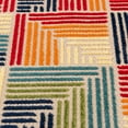 thumbnail image 7 of Loomaknoti Fortune Nevil 5' x 7' Orange Geometric Indoor/Outdoor Area Rug, 7 of 7