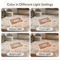 thumbnail image 7 of ODIKA 8'x10' Washable Area Rug Durable, Non-Slip Beige Boho Neutral Geometric Vintage Mosaic Distressed Center for Living Room, Under Sectional, Family, 7 of 7