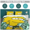 thumbnail image 5 of Simpsons Bedding Sets Comfort 3 Pieces Bedding Set 1 Duvet Cover + 2 Pillowcase Decorative Bedding 86"x70", 5 of 8