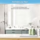 thumbnail image 4 of Rectangular Ceramic Tray Plate White Porcelain Rectangular Plate Mouthwash Cup Tray Bathroom Living, 4 of 4