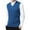 Blue, variant on Lightweight Sweater Vest Men's Sweater Vest Slim Fit V Neck Sleeveless Pullover Casual Warm Layering Piece For Everyday Wear And Outdoor Activities(Green)