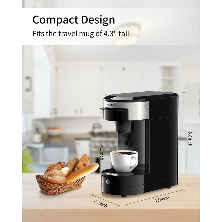 Portable Electric Capsule Coffee Maker Single Serve K-Cup Pod