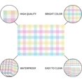 thumbnail image 2 of Linen Spring Placemats Set of 4 Buffalo Check Plaid Easter Table Mats Easter Decor Birthday Party Home Kitchen Table Decorations and Supplies-12×18'''', 2 of 3