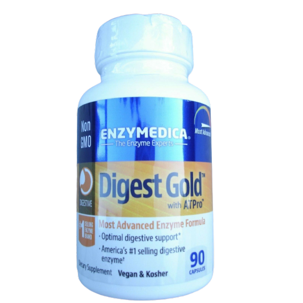 ENZYMEDICA Digest Gold with ATPro Most Advanced Enzyme Formula 90