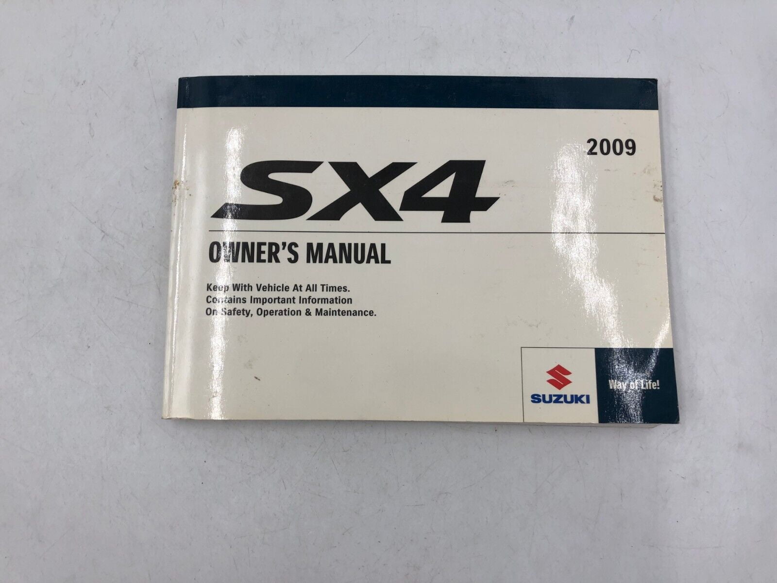 2009 Suzuki SX4 Owners Manual Handbook Set with Case OEM F01B49070