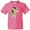 Neon Pink, variant on Brown Haired Hula Girl Youth T-Shirt