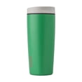 thumbnail image 1 of Vaso de café Owala SmoothSip Slider, aislante, 600 ml, gris y verde, 1 of 5
