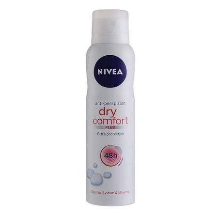 Nivea Deo for Women Spray 48 Hr Antiperspirant 150ml (DRY COMFORT, PACK OF 6) - Walmart.com