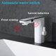 thumbnail image 3 of Grifo de lavabo con Sensor sin contacto blanco, pantalla Digital inteligente, grifo de lavabo de baño, grifo mezclador de agua fría y caliente con sentido gris, batería, 3 of 5