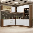 thumbnail image 2 of Cocina Integral de Esquina 459cm Glamy Madesa 01 Marrón/Blanco, 2 of 5