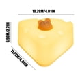 thumbnail image 3 of Decoraciones navideñas Fiudx Luz de noche Queso Modelos recargables Batería de larga duración, 3 of 6