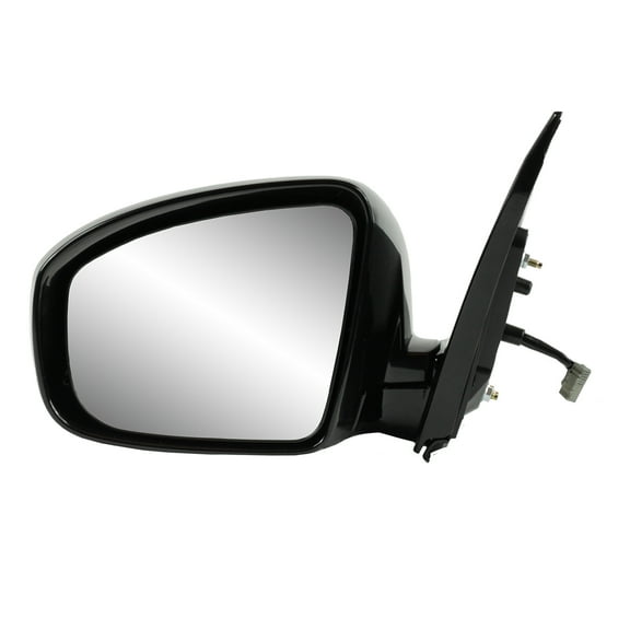 68108N - Fit System Driver Side Mirror for 09-14 Nissan Murano, black w/ PTM cover, w/ memory, foldaway, Heated Power