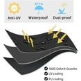 thumbnail image 3 of Outdoor Swing Covers, Patio Swing Canopy Cover, Durable Waterproof Windproof UV Resistant All Weather Protector with Breathable Design, Easy Installation for Year-Round Use (135x105x175/140cm), 3 of 5