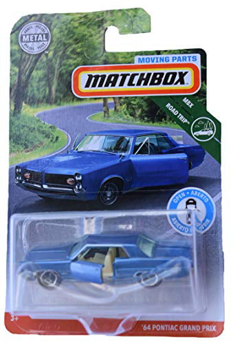 Blue Matchbox 64 Pontiac Grand Prix