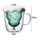 thumbnail image 2 of Bonita taza de café navideña, taza de té, taza de leche, vasos con aislamiento de doble pared, taza de espresso, regalo de Navidad para mujeres, hombres, niños, oficina y uso personal., 2 of 5