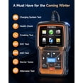 thumbnail image 2 of Probador de baterías de coche FOXWELL BT301, analizador digital de 6 V y 12 V, 2 of 8