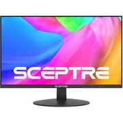 Sceptre IPS 27" LED Gaming Monitor 1920 x 1080p 75Hz 99% sRGB 320 Lux HDMI x2 VGA Build-in Speakers, FPS-RTS Edgeless Black 2021 (E278W-FPT)