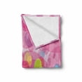 thumbnail image 2 of Pink Soft Flannel Fleece Throw Blanket, Abstract Fantasy Magic Blurry Motion Effect Design Smooth Illustration Art Print, Cozy Plush for Indoor and Outdoor Use, 70" x 90", Pink, by Ambesonne, 2 of 6