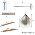 thumbnail image 4 of Piano 21-Tone  Keys Set with Tuning Hammer 21 Tones Finger Piano Thumb Piano Playing Pieces Steel Lettering  Keyboard Musical Instrument, 4 of 7