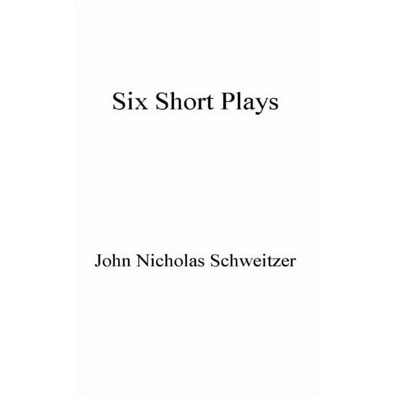 Six Short Plays, (Hardcover)