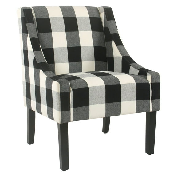 HomePop Modern Swoop Accent Chair