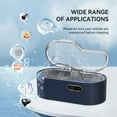 thumbnail image 6 of ULTPEAK Ultrasonic Jewelry Cleaner Machine, 15oz 45KHz Ultrasonic Cleaner With 4 Time Settings for Jewelry, Glasses, Watches, Rings, 6 of 10