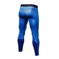 thumbnail image 3 of Dadaria Men Sports Stretch Leggings Trousers Breathable Quick-drying Wicking Fitness Pants Blue M,Men, 3 of 3