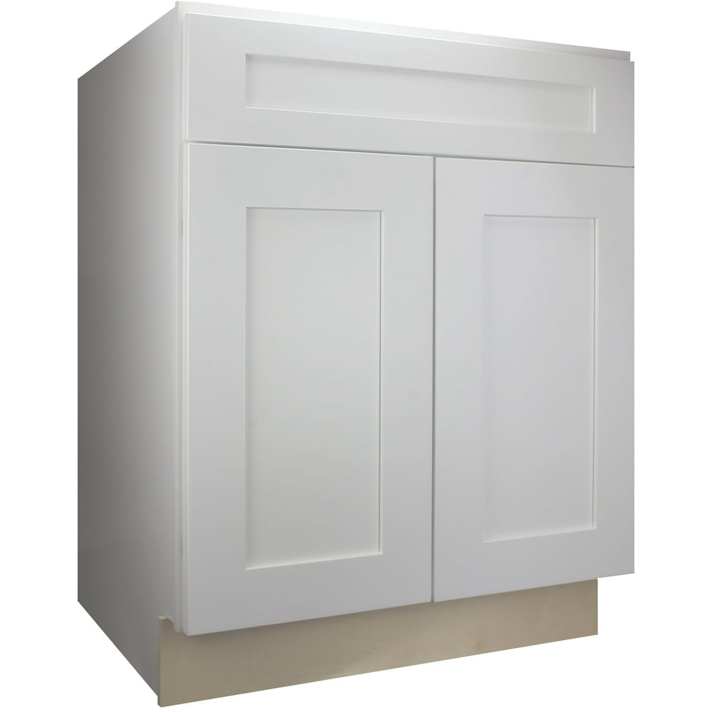 Cabinet Mania: White Shaker - B33 - Base Cabinet 33" Wide ...