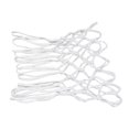 2024 2pcs Durable Basketball Nets Nylon White Universal Heavy Duty
