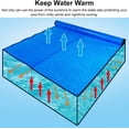 thumbnail image 2 of Cubierta de burbuja para piscina rectangular Cubierta solar de burbuja para piscina, se puede cortar a partir de cubiertas térmicas para piscinas de invierno, para piscinas elevadas o enterradas, 2 of 5