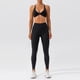 thumbnail image 5 of Sujetador deportivo con espalda abierta para mujer, con tirantes, para yoga y running, poliéster/spandex, sujeción media, S-XL, 5 of 6