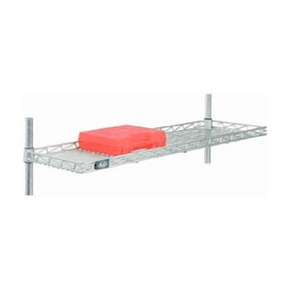 Nexel CS1224C Chrome Cantilever Shelf 24""W x 12""D