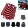 thumbnail image 4 of 76MM 3 Inch Car Air Filters Vent Filter High Flow Intake Kit Mesh Cone Engine Protector Replacement Auto Accessories Universal, 4 of 4