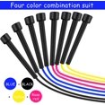 thumbnail image 3 of 4 Pack 9 Feet Jump Rope Set Adjustable PVC Jump Rope for Cardio Fitness Colorful Outdoor Jump Ropes Versatile Jump Rope for Exercise, Black, Hot Pink, Yellow, Blue, 3 of 7